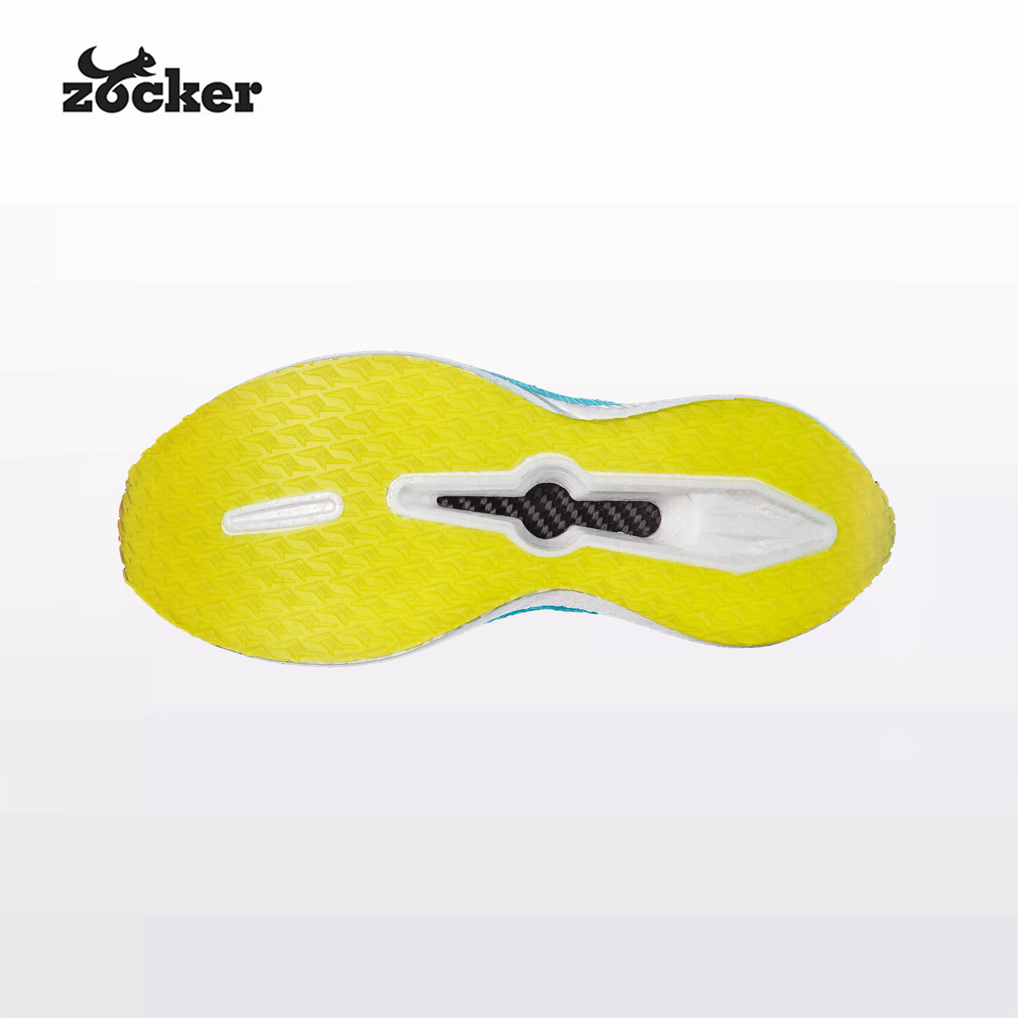 Giày Chạy Bộ Zocker Speed Light Half Carbon Neon Edition