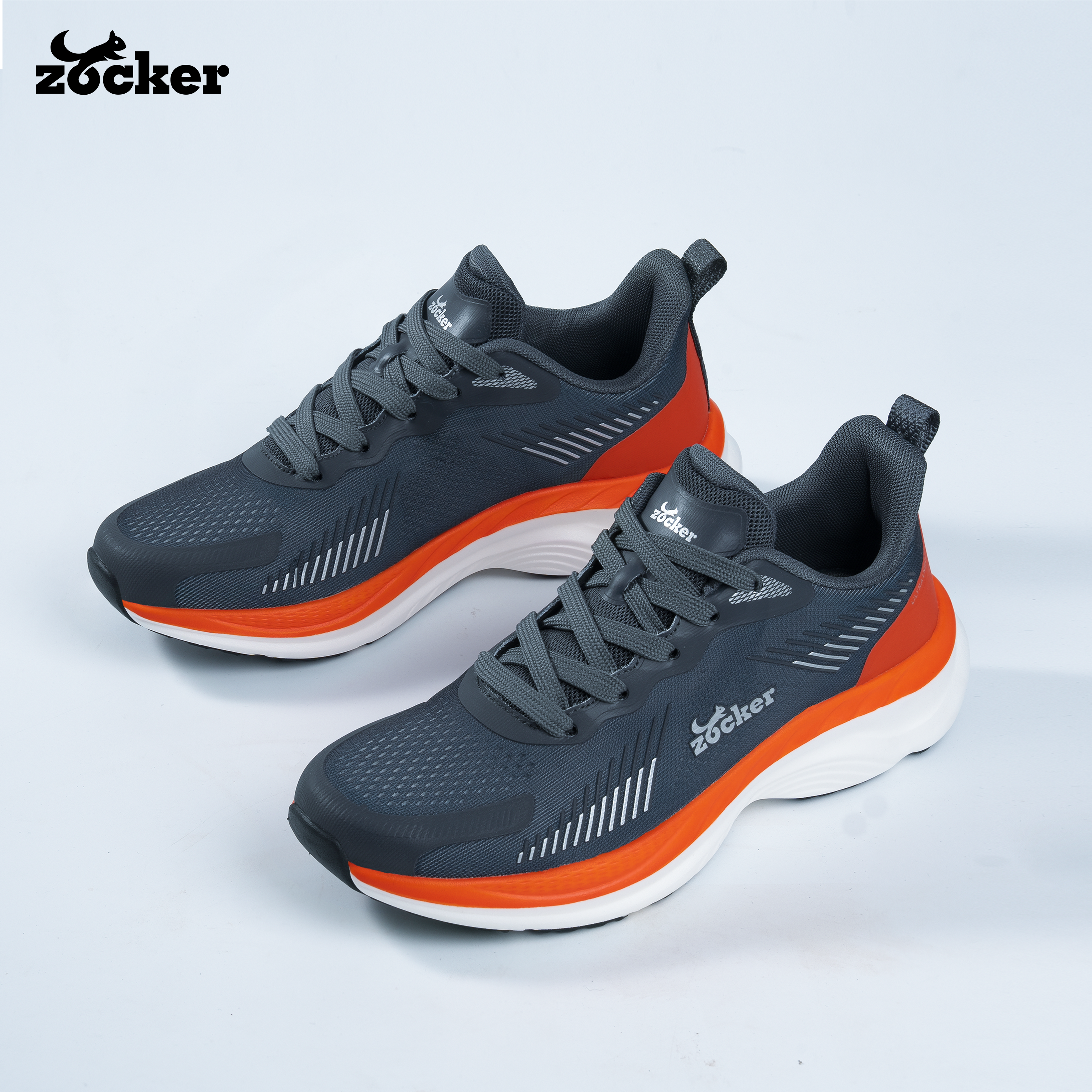 Giày Chạy Bộ Zocker Ultra Light Dark Gray