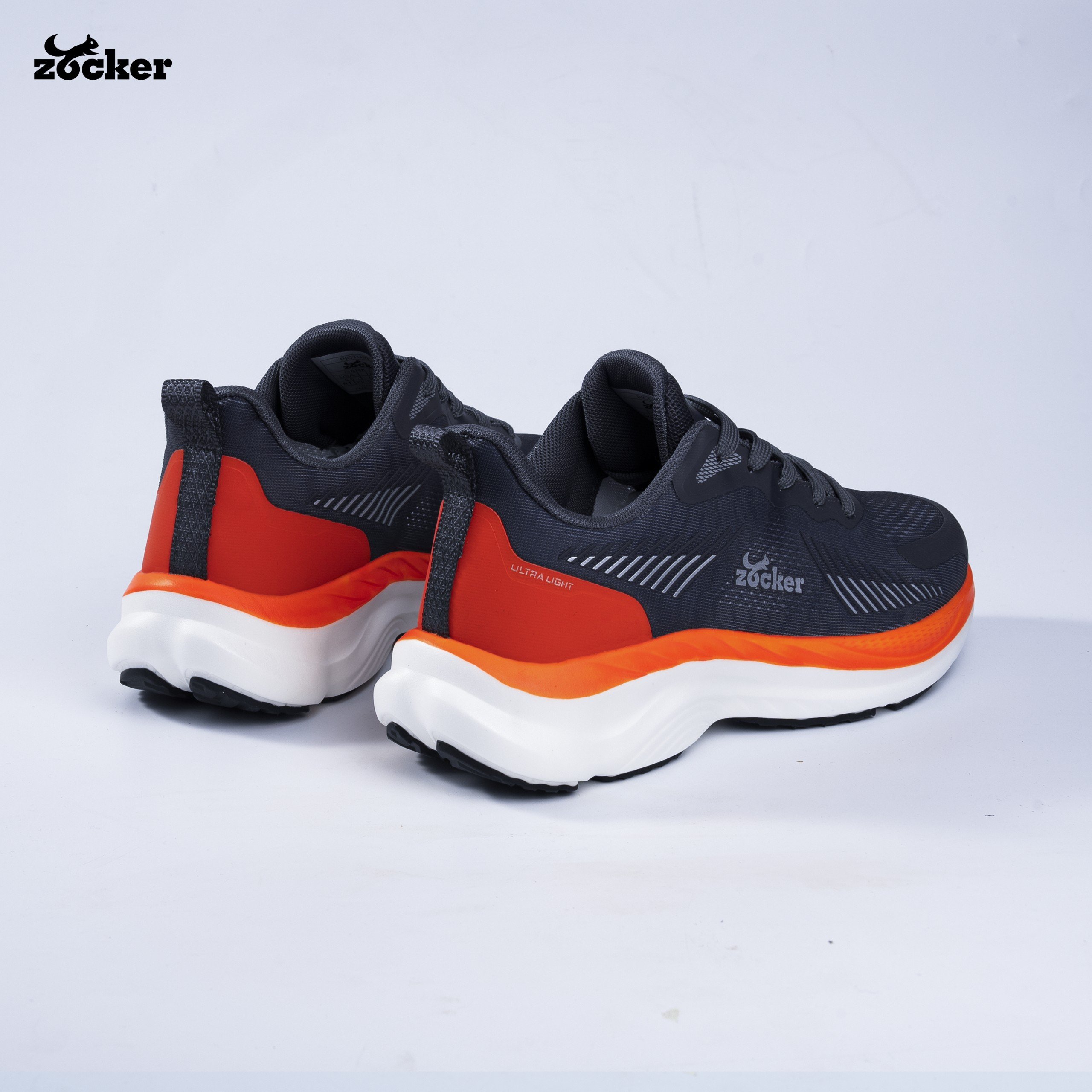 Giày Chạy Bộ Zocker Ultra Light Dark Gray