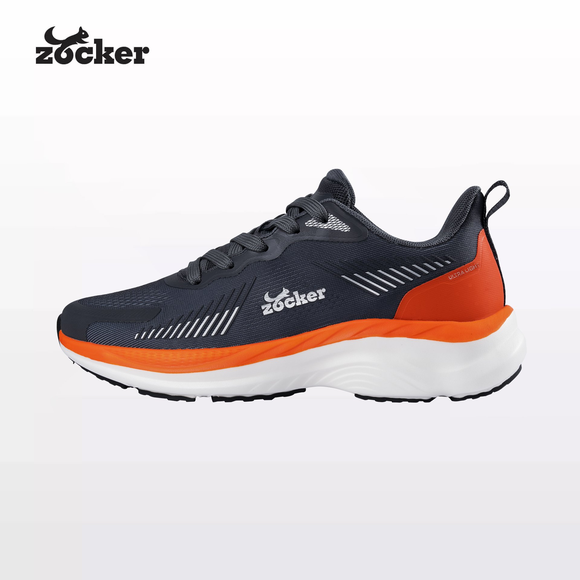 Giày Chạy Bộ Zocker Ultra Light Dark Gray