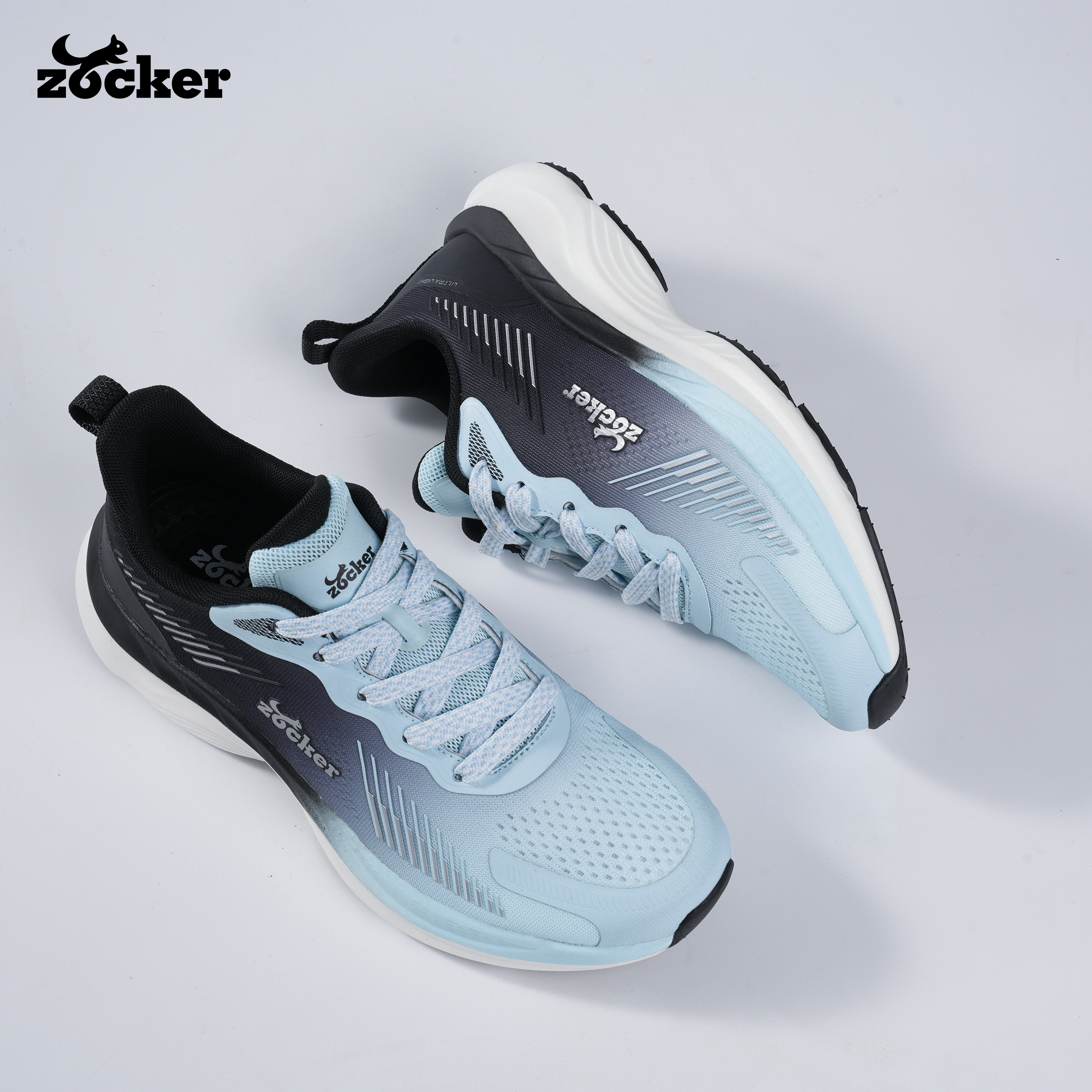 Giày Chạy Bộ Zocker Ultra Light Moon/Black