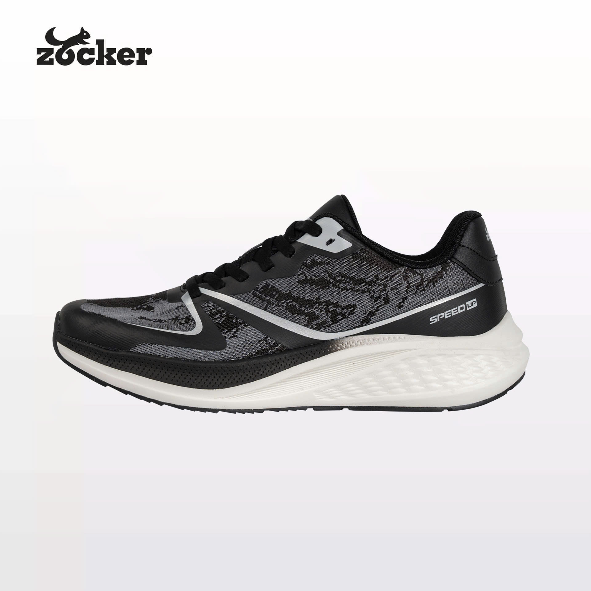 Giày chạy bộ Zocker Speed Up Đen