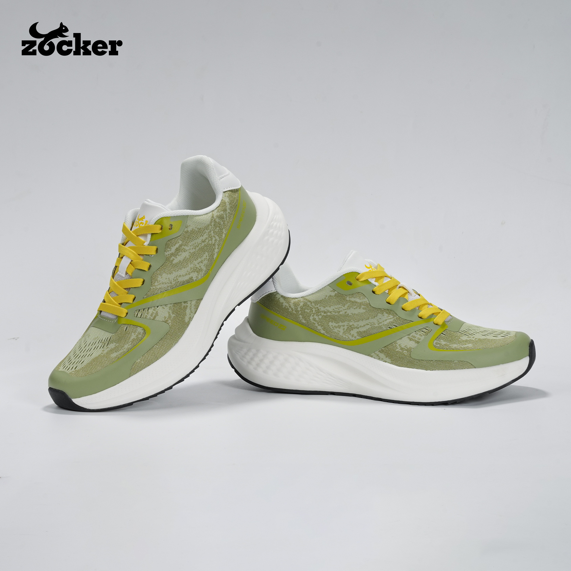 Giày chạy bộ Zocker Speed Up Xanh lá