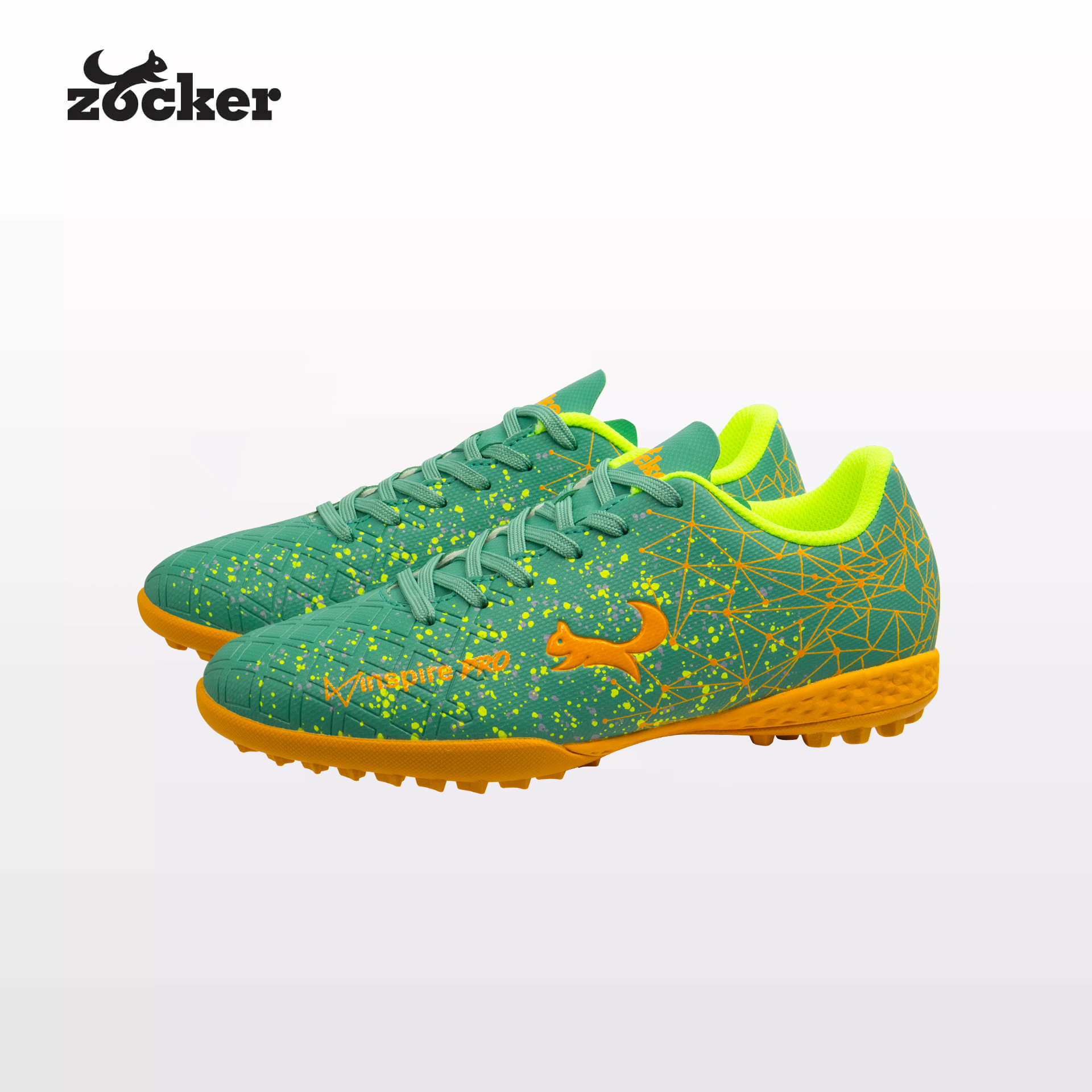 Giày Đá Bóng Zocker Inspire PRO Olive Green/Orange