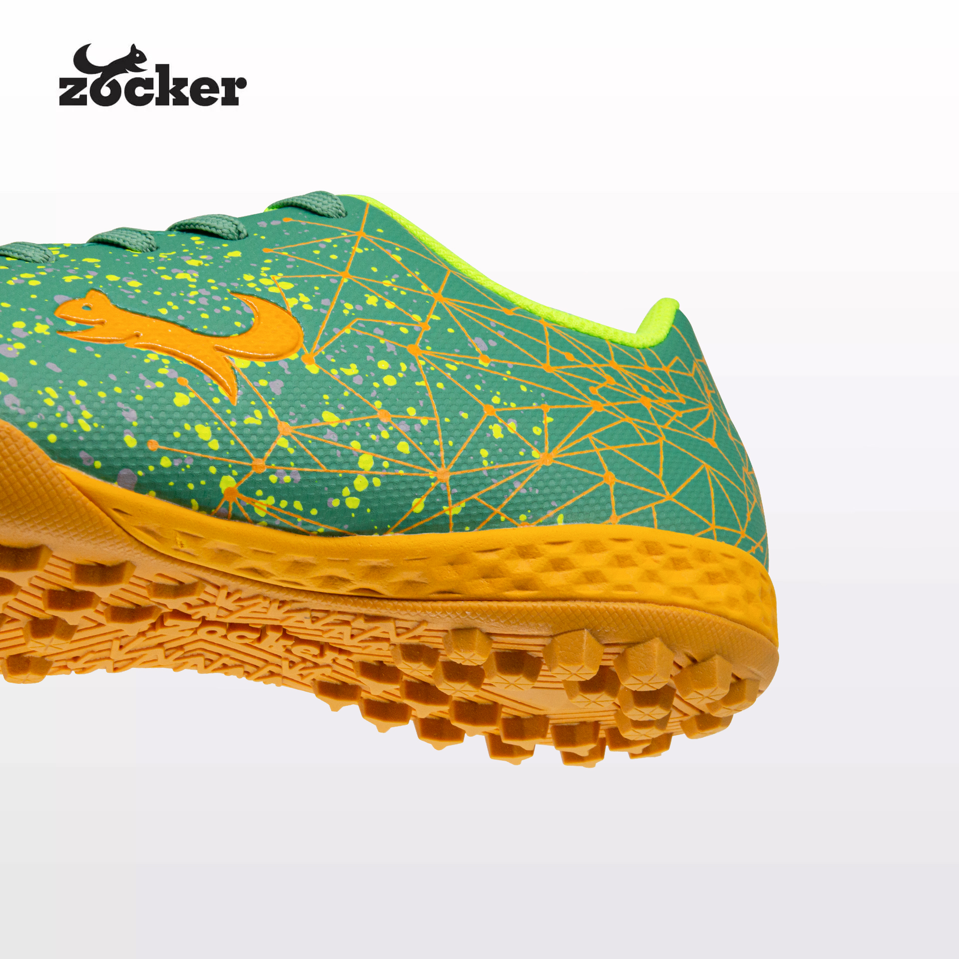 Giày Đá Bóng Zocker Inspire PRO Olive Green/Orange
