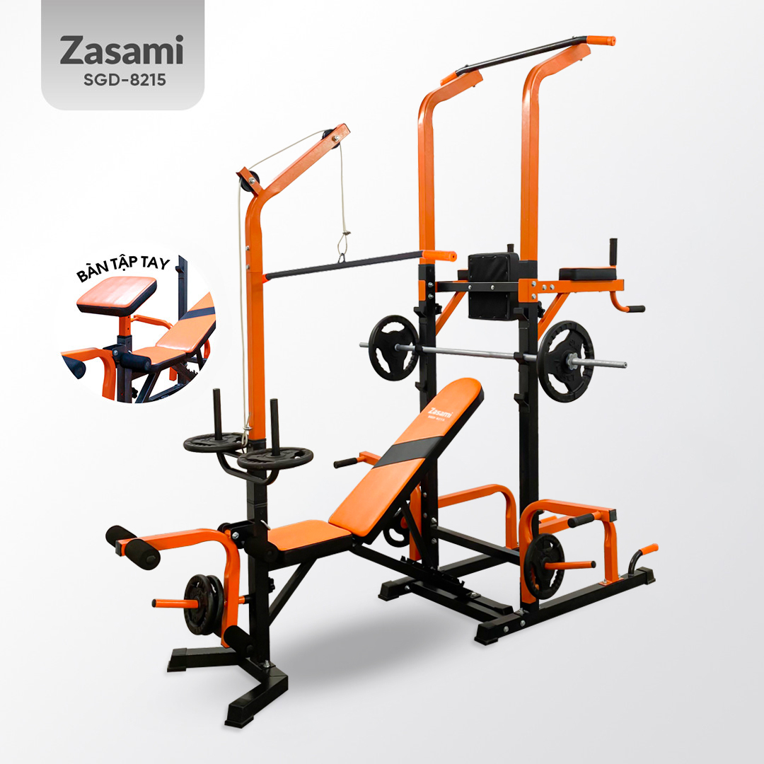 Lịch tập gym tại nhà với giàn tạ 8210, 8210plus, 8211, 8215