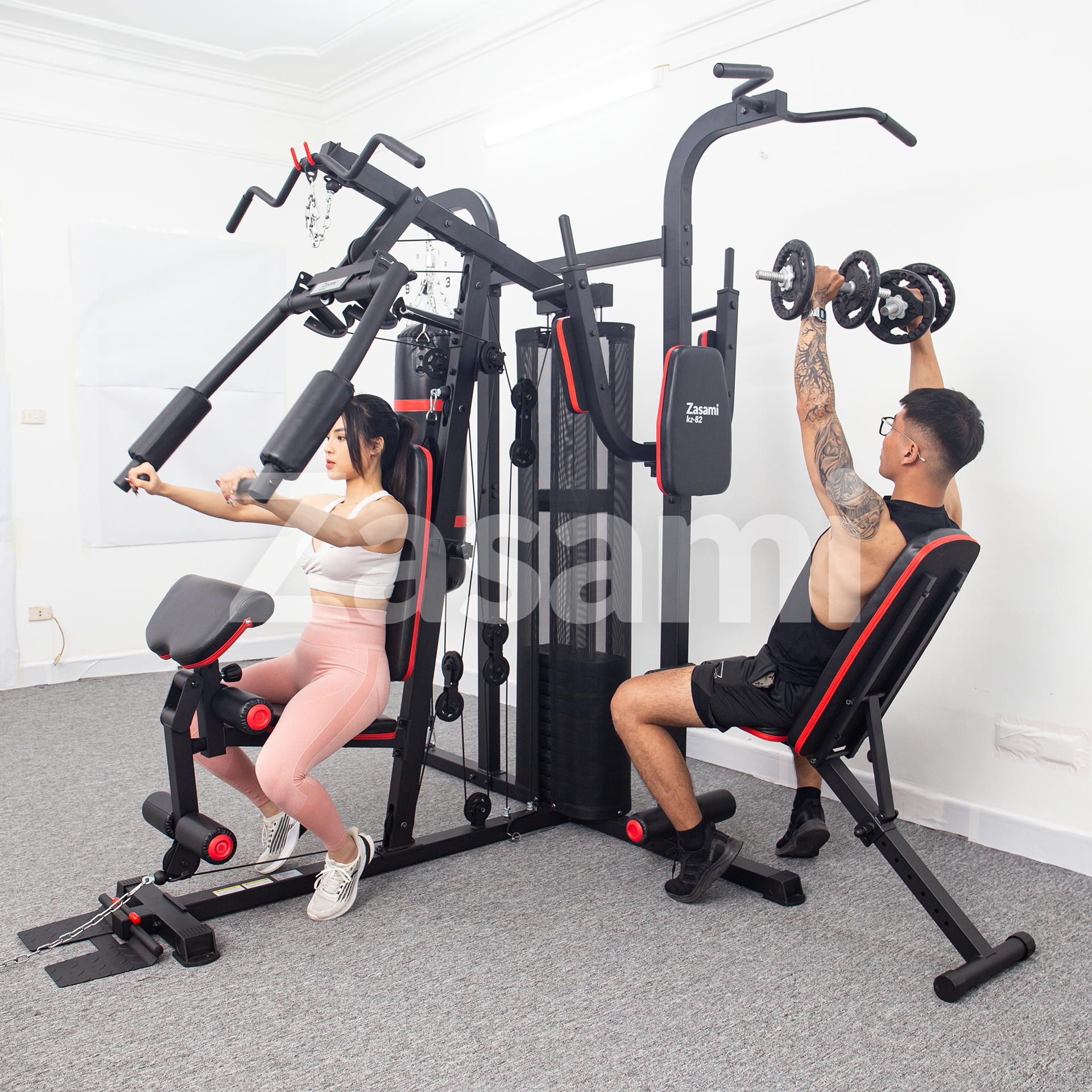 Lịch tập gym tại nhà với giàn tạ 8210, 8210plus, 8211, 8215