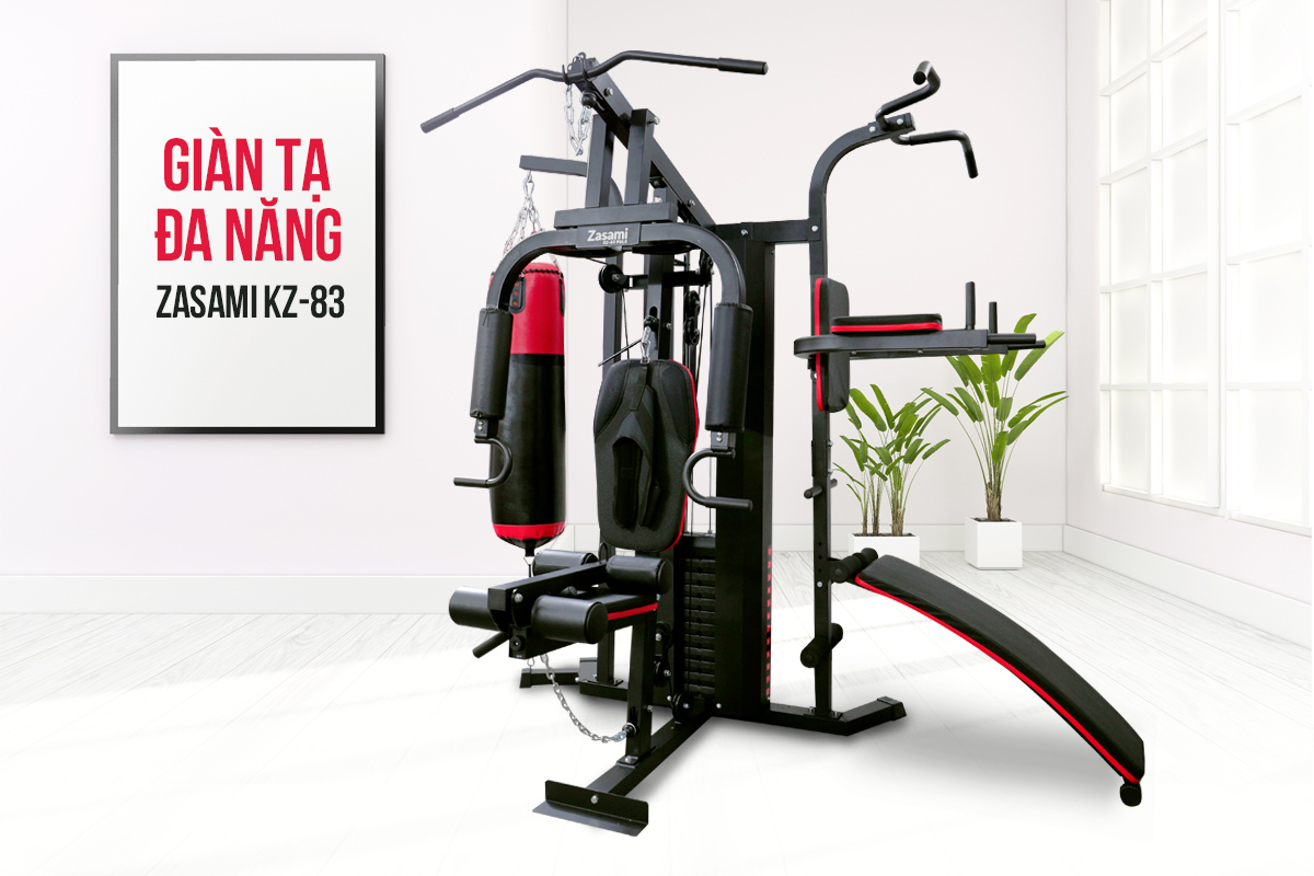 Lịch tập gym tại nhà với giàn tạ KZ83 và KZ82