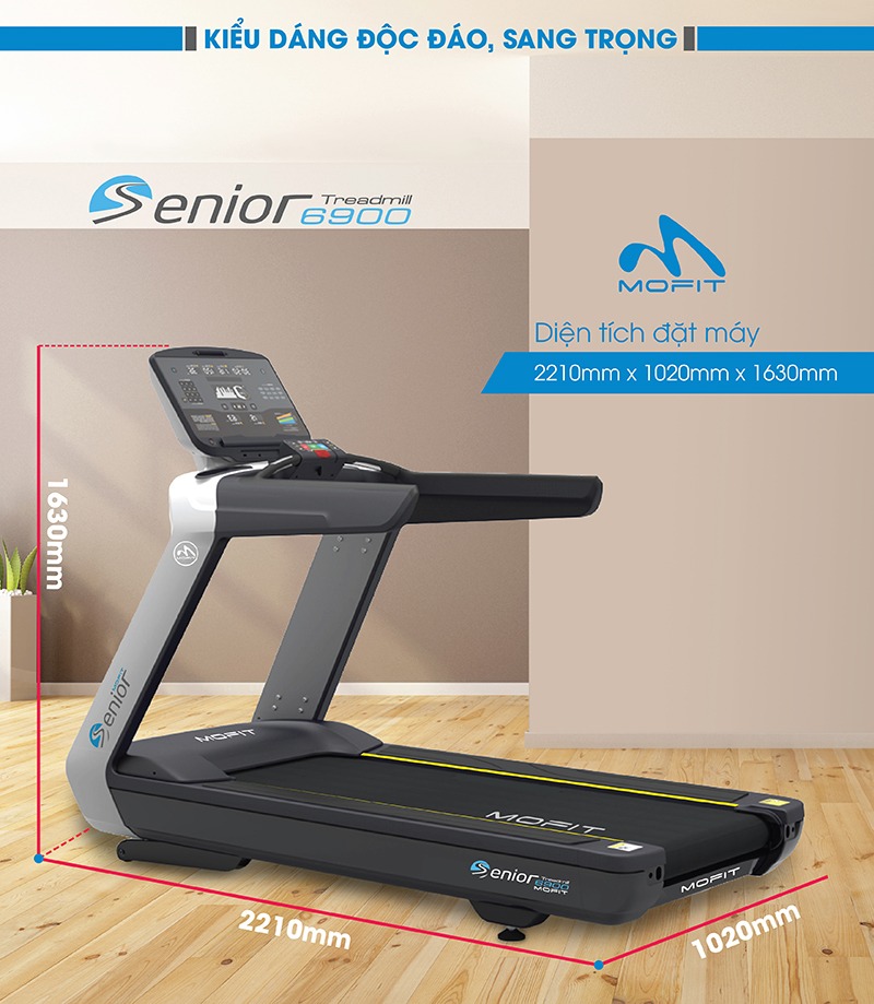 Máy chạy bộ điện Mofit Senior 6900