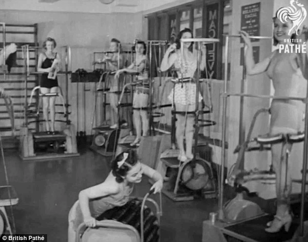 Những cỗ máy tập gym thế kỷ trước