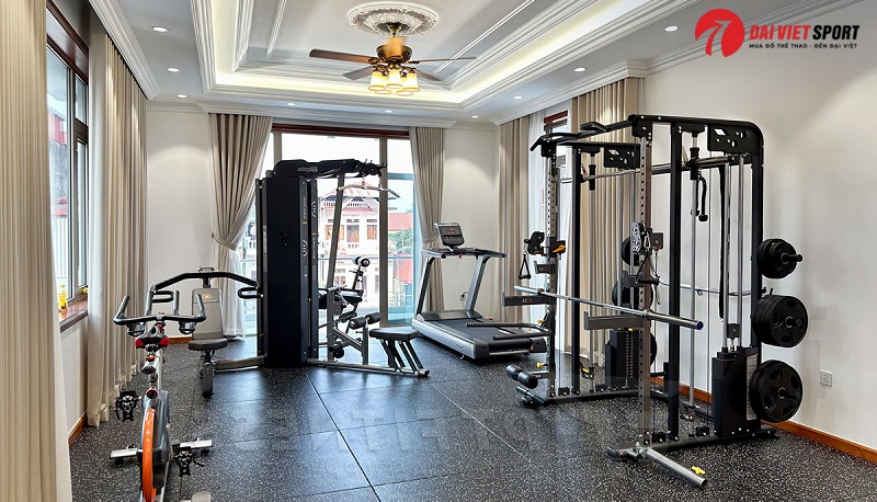 Phòng gym tại nhà cho gia đình nhiều thế hệ