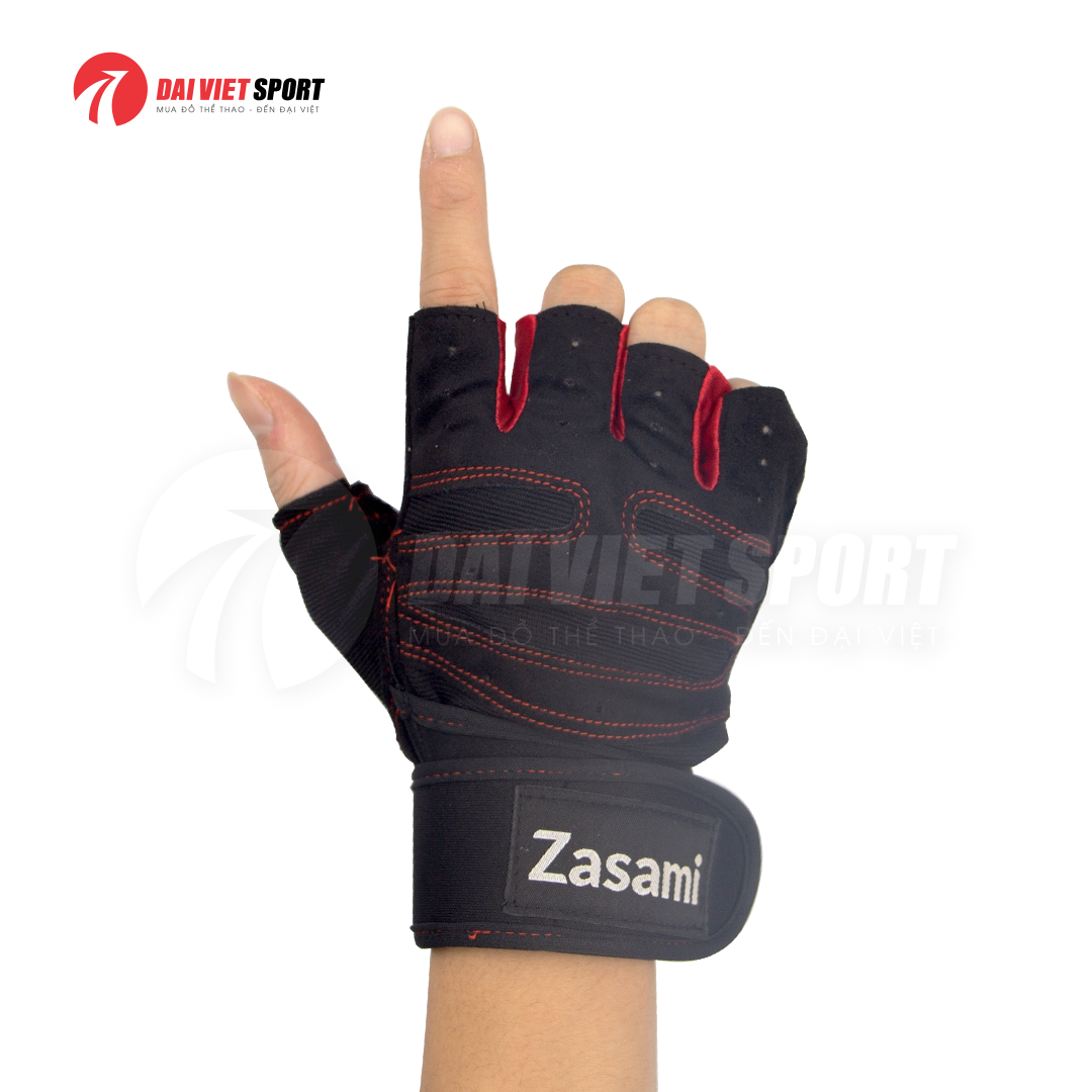 Găng tay tập gym có cuốn Zasami