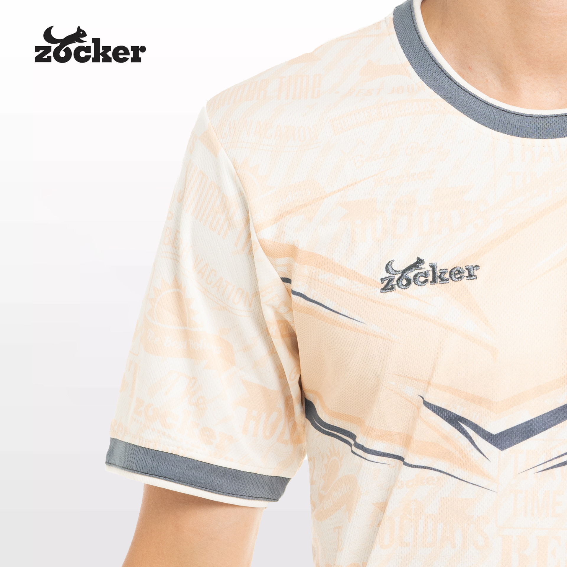 Bộ Quần Áo Đá Bóng Zocker Winner Energy Màu Be