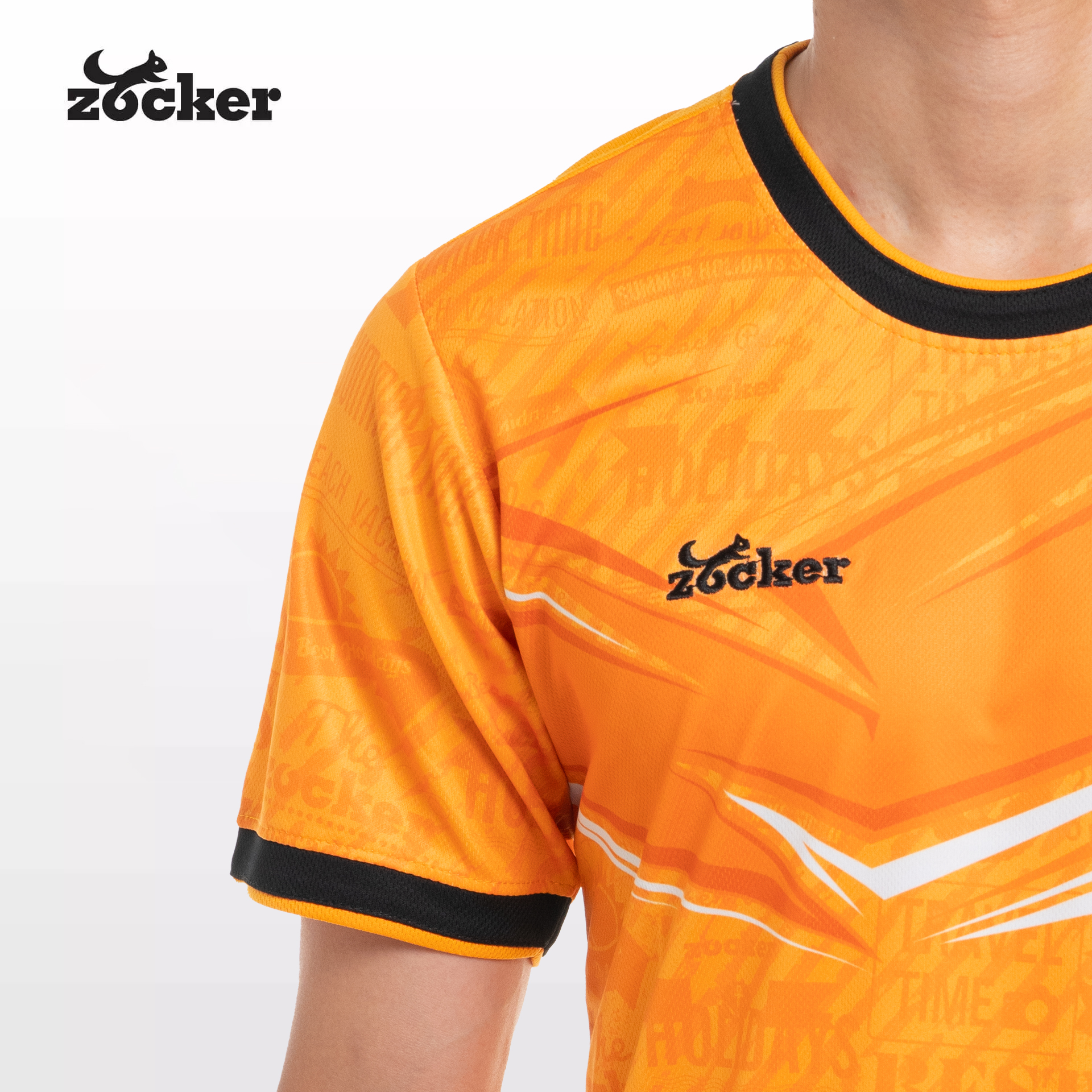 Bộ Quần Áo Đá Bóng Zocker Winner Energy Màu Cam
