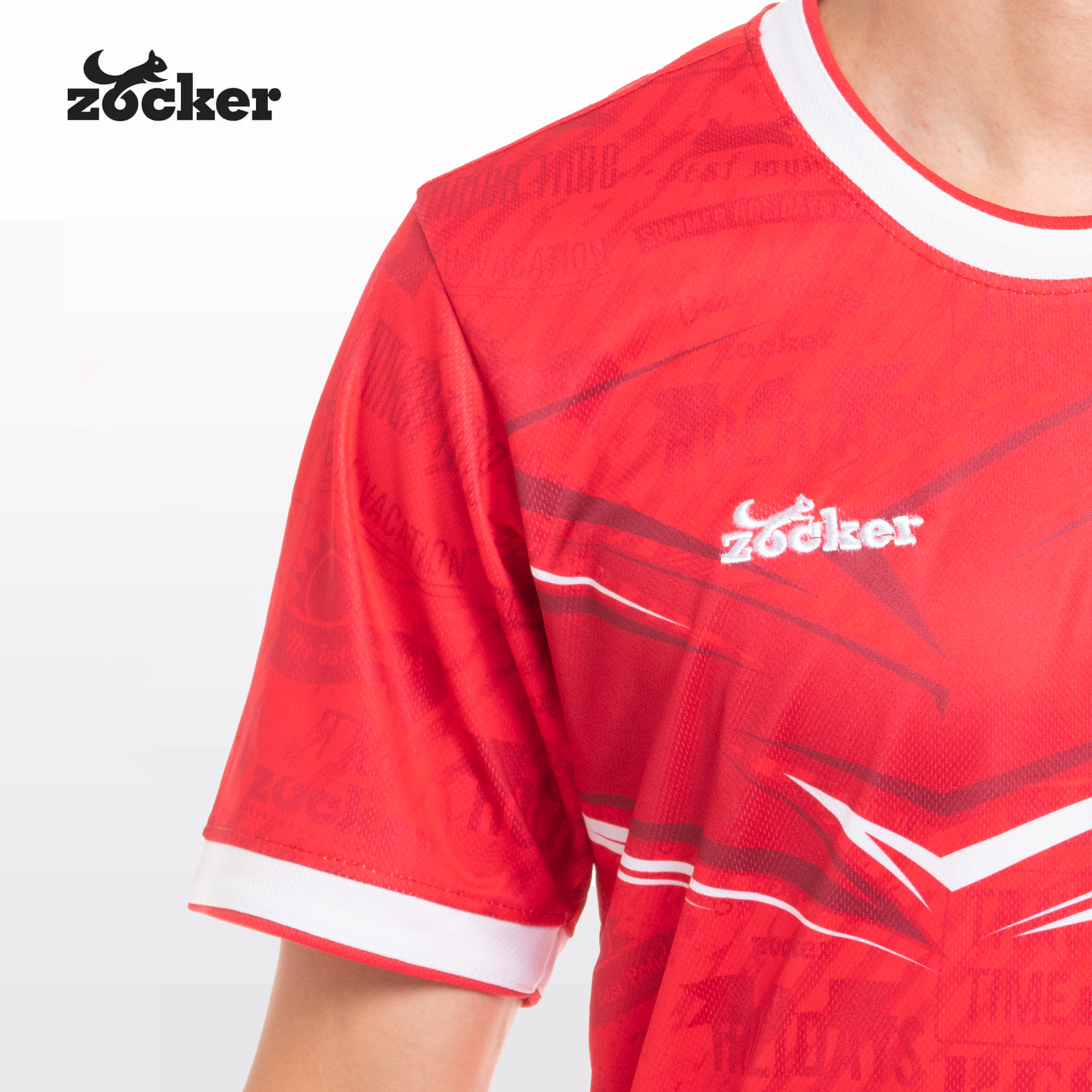 Bộ Quần Áo Đá Bóng Zocker Winner Energy Màu Đỏ