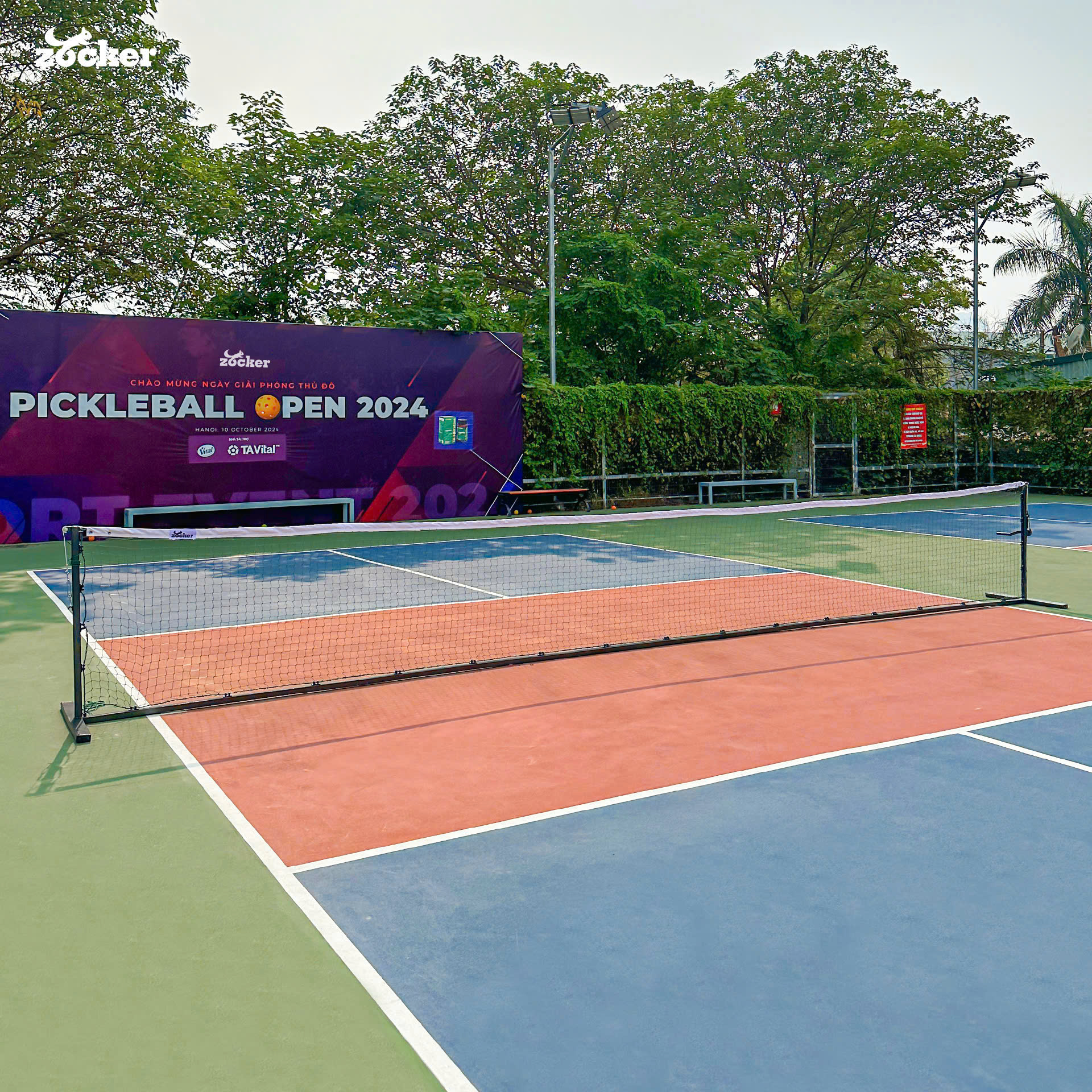 Bộ khung lưới Pickleball cao cấp Zocker LPZ30