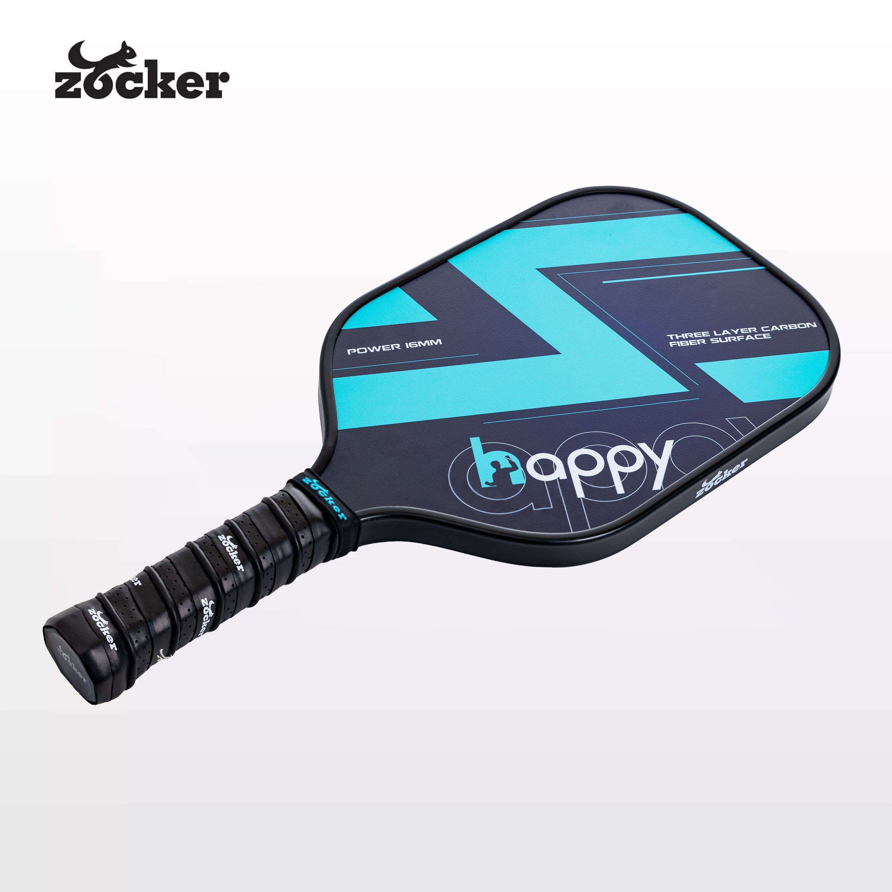 Vợt Pickleball Zocker Happy HP1 Standard Thunder Black