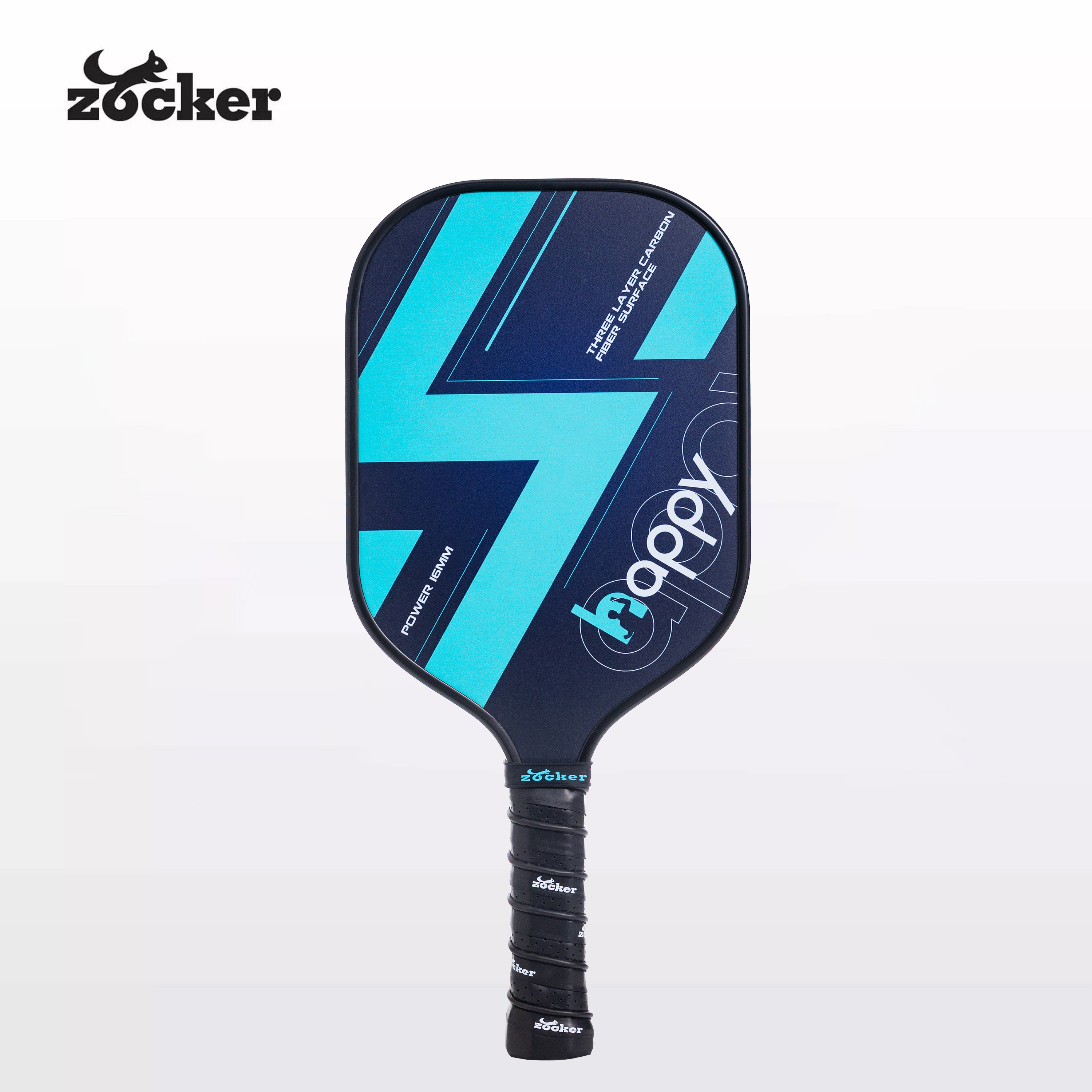 Vợt Pickleball Zocker Happy HP1 Standard Thunder Black