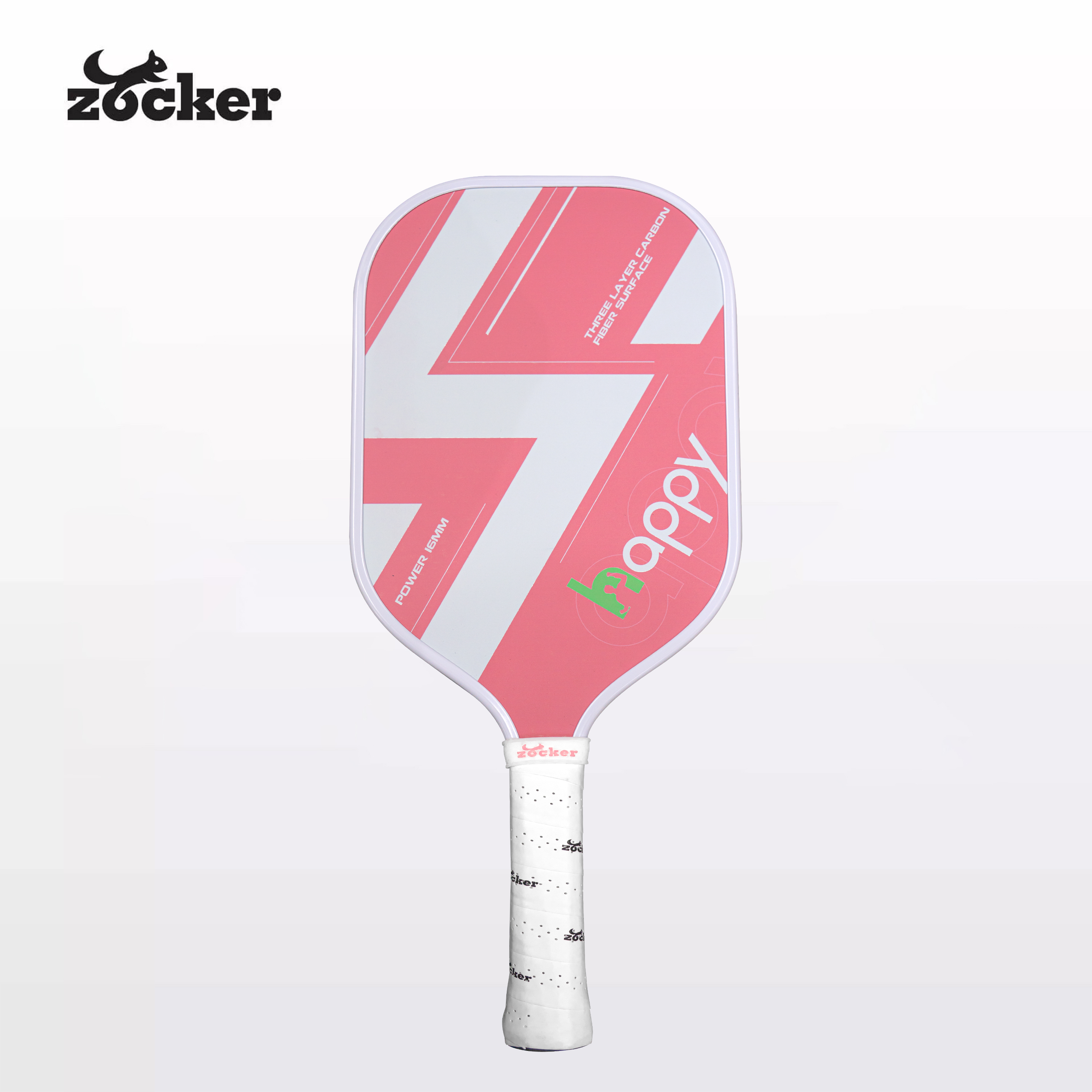 Vợt Pickleball Zocker Happy HP1 Standard Thunder White/Pink