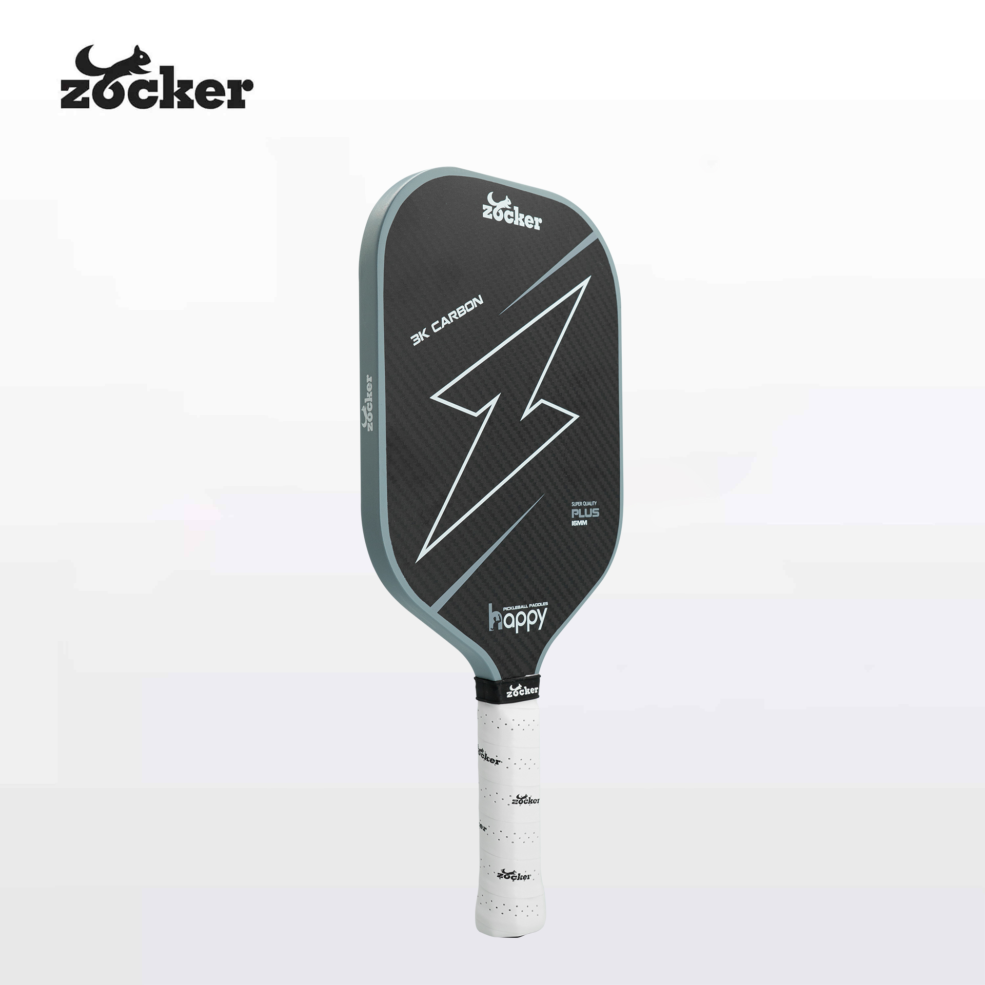 Vợt Pickleball Zocker HP02 Plus Gen 2 Super Quality Gray