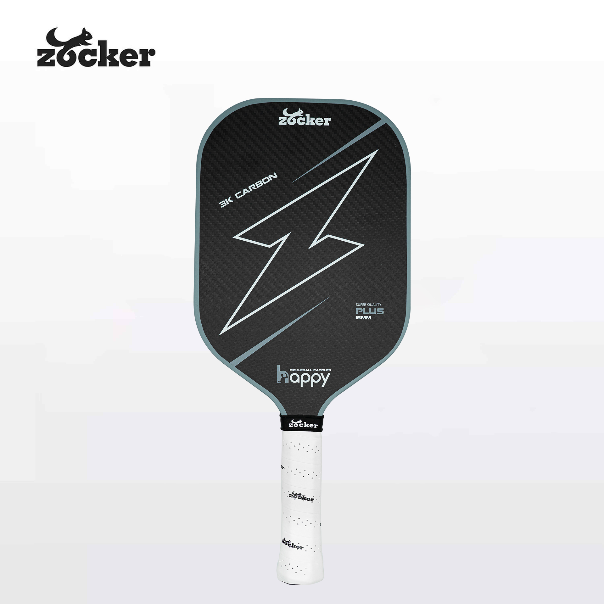 Vợt Pickleball Zocker HP02 Plus Gen 2 Super Quality Gray
