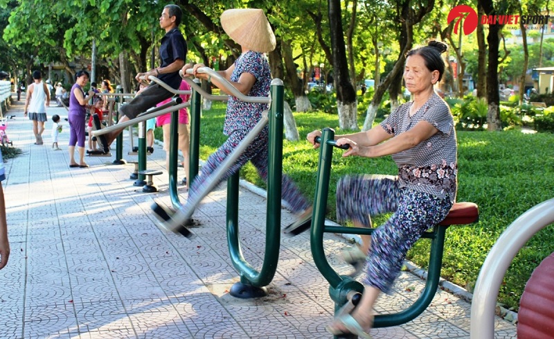 Thiết bị tập tay – vai – ngực ngoài trời