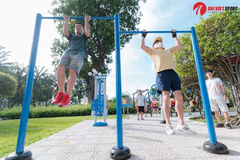Thiết bị tập tay – vai – ngực ngoài trời
