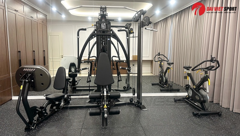 Thiết kế phòng gym tại nhà chuẩn cho giàn tạ